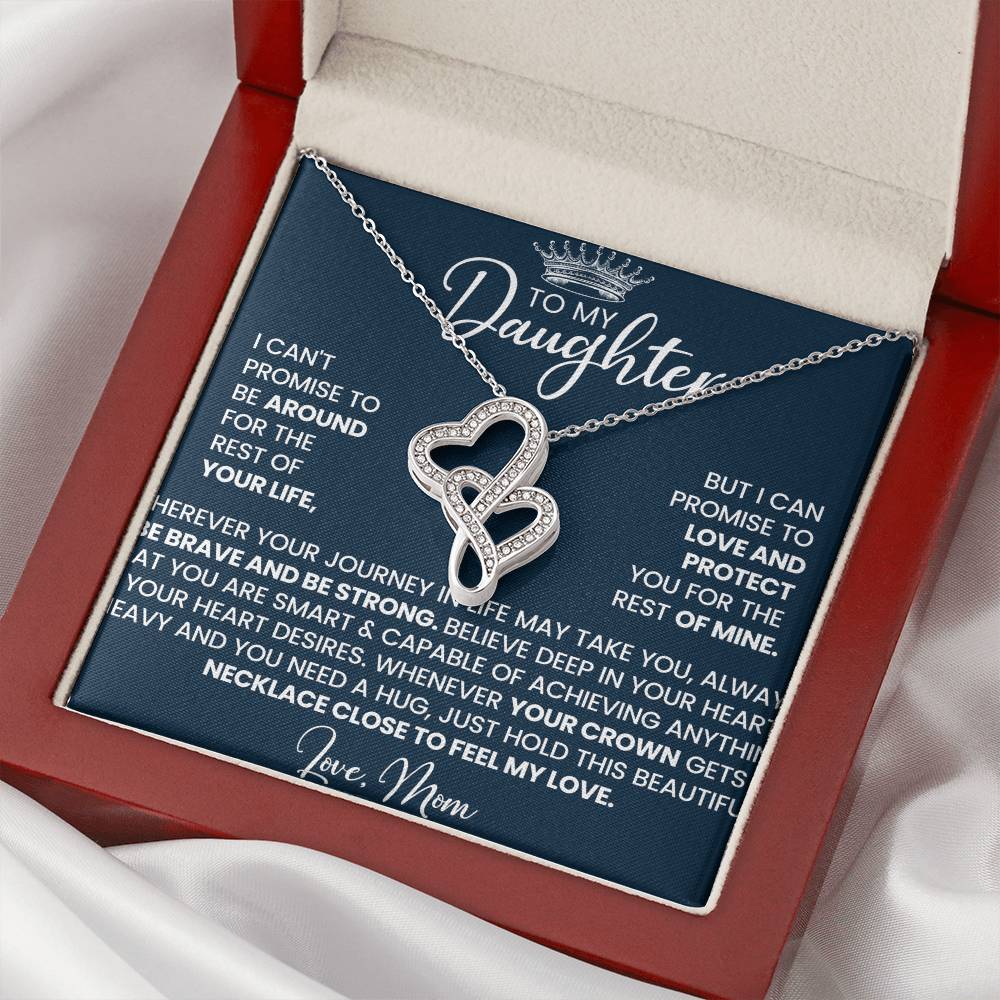 Daughter Gift from Mom - Heart to Heart necklace-[Heartfelt Family Gift]