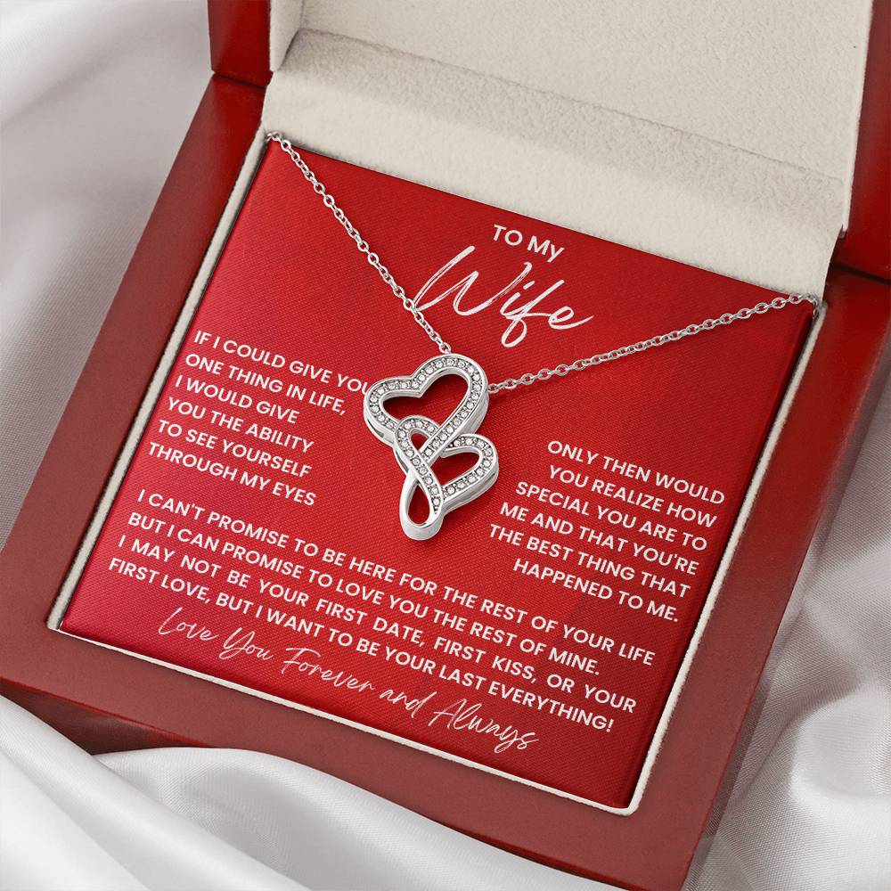 To My Wife Knot Necklace and Earring Gift Set-[Heartfelt Family Gift]