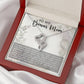 Bonus Mom Heart to Heart Necklace Gift-[Heartfelt Family Gift]