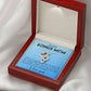 Bonus Mom Heart to Heart Necklace Gift-[Heartfelt Family Gift]