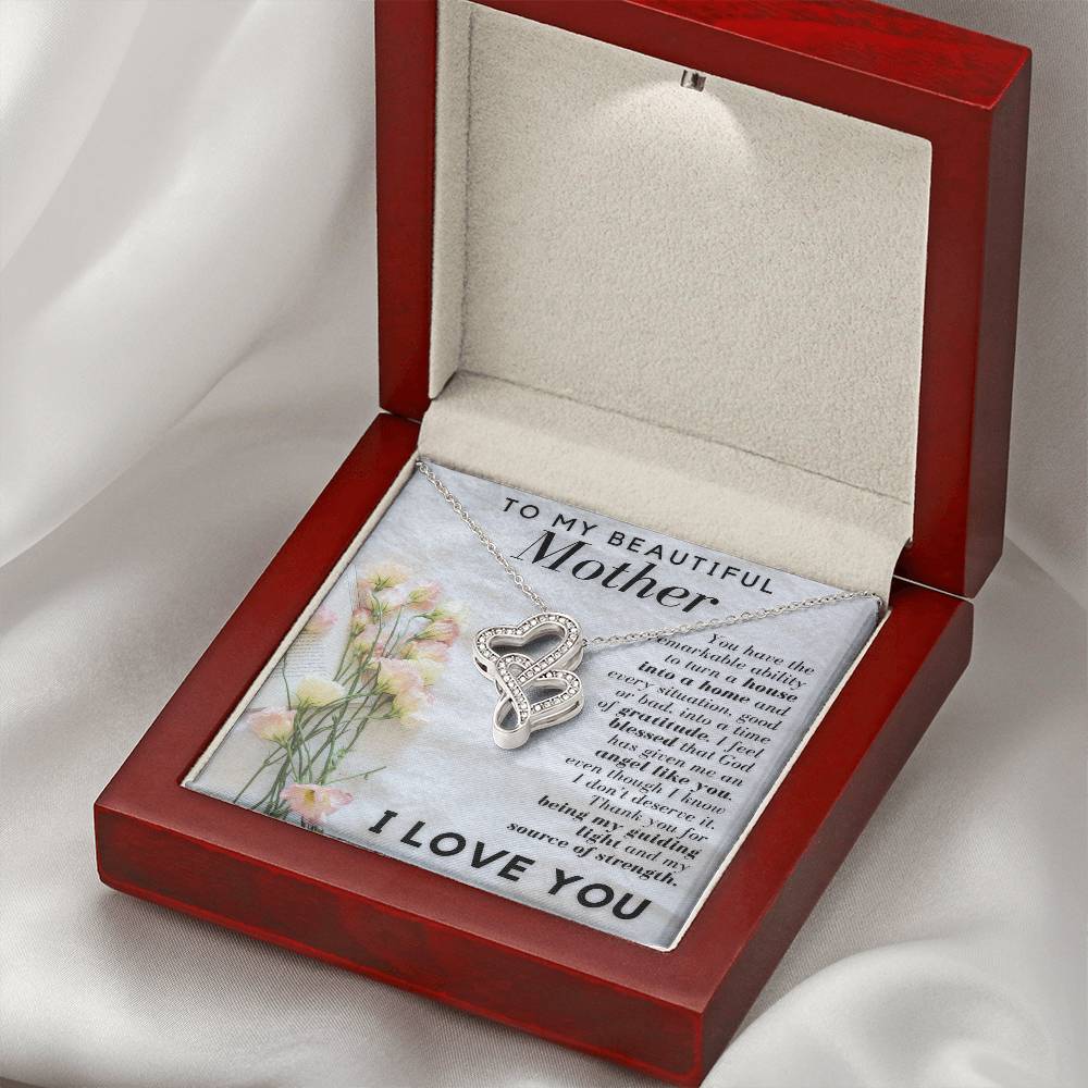 Mom Gift - Heart to Heart Necklace-[Heartfelt Family Gift]