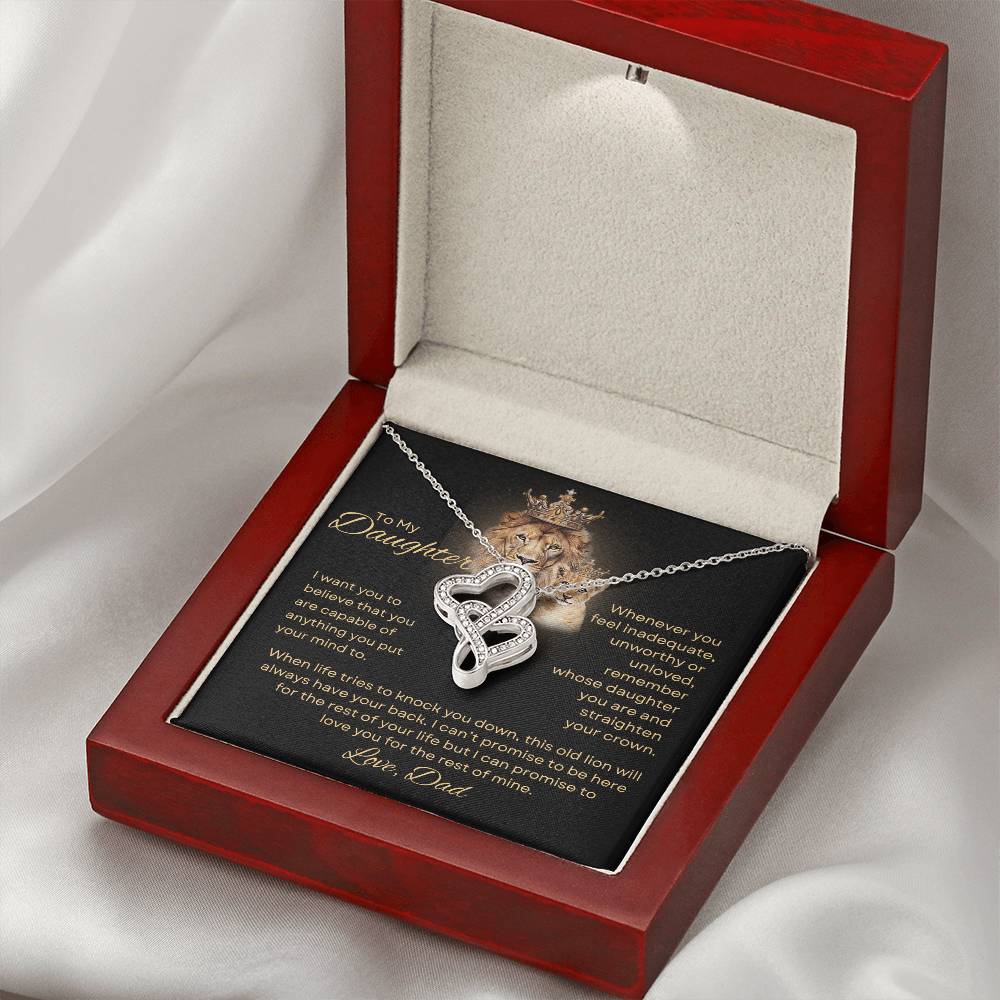 Daughter Gift from Dad - Hearts Necklace-[Heartfelt Family Gift]