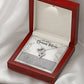Bonus Mom Heart to Heart Necklace Gift-[Heartfelt Family Gift]