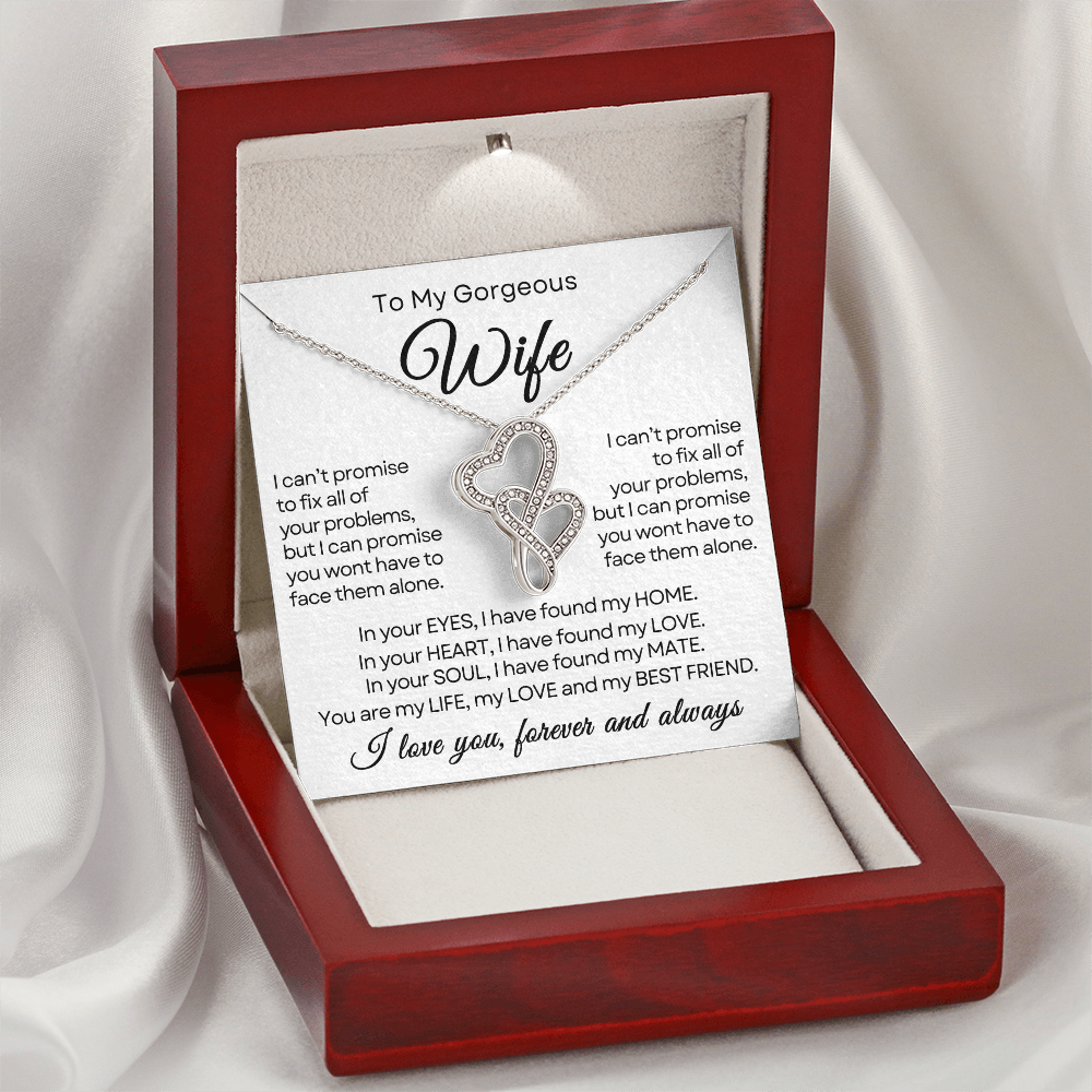 Gift for Wife  Hearts Necklace-[Heartfelt Family Gift]