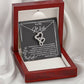 Wife Heart to Heart Necklace Gift-[Heartfelt Family Gift]