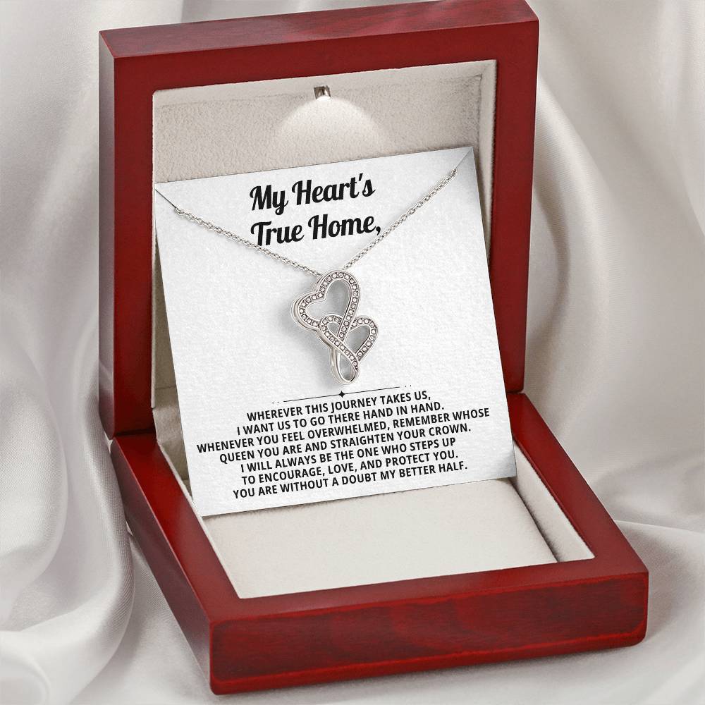 Soulmate Heart To Heart Necklace Gift