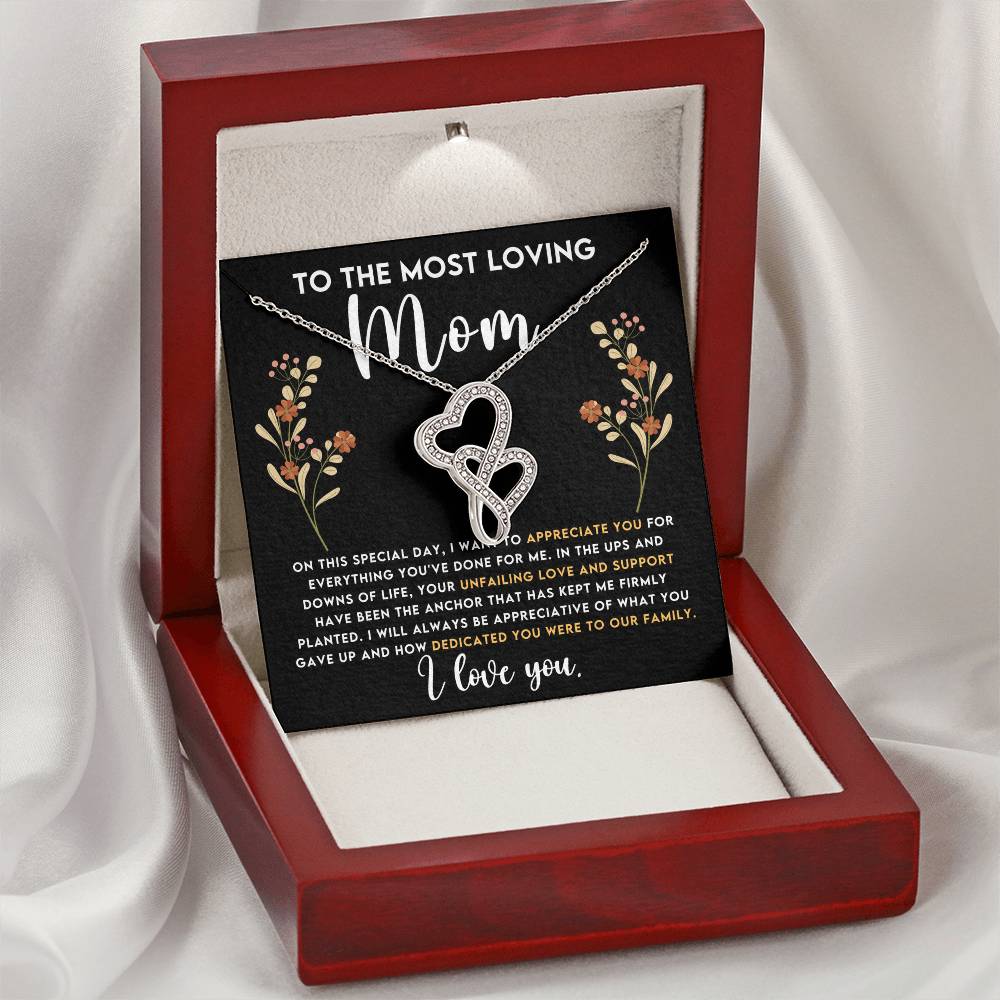 Mom Heart to Heart Necklace-[Heartfelt Family Gift]