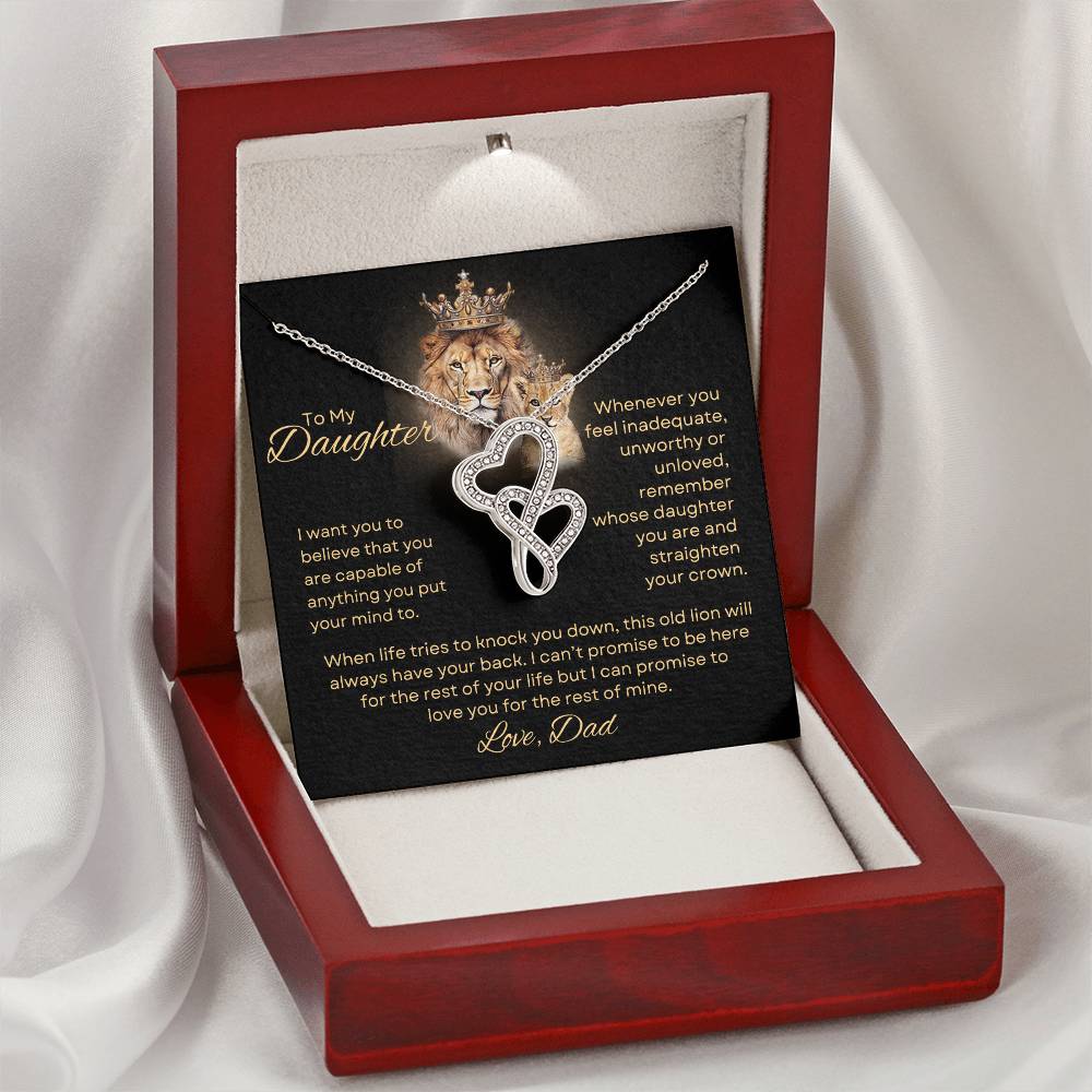 Daughter Gift from Dad - Hearts Necklace-[Heartfelt Family Gift]
