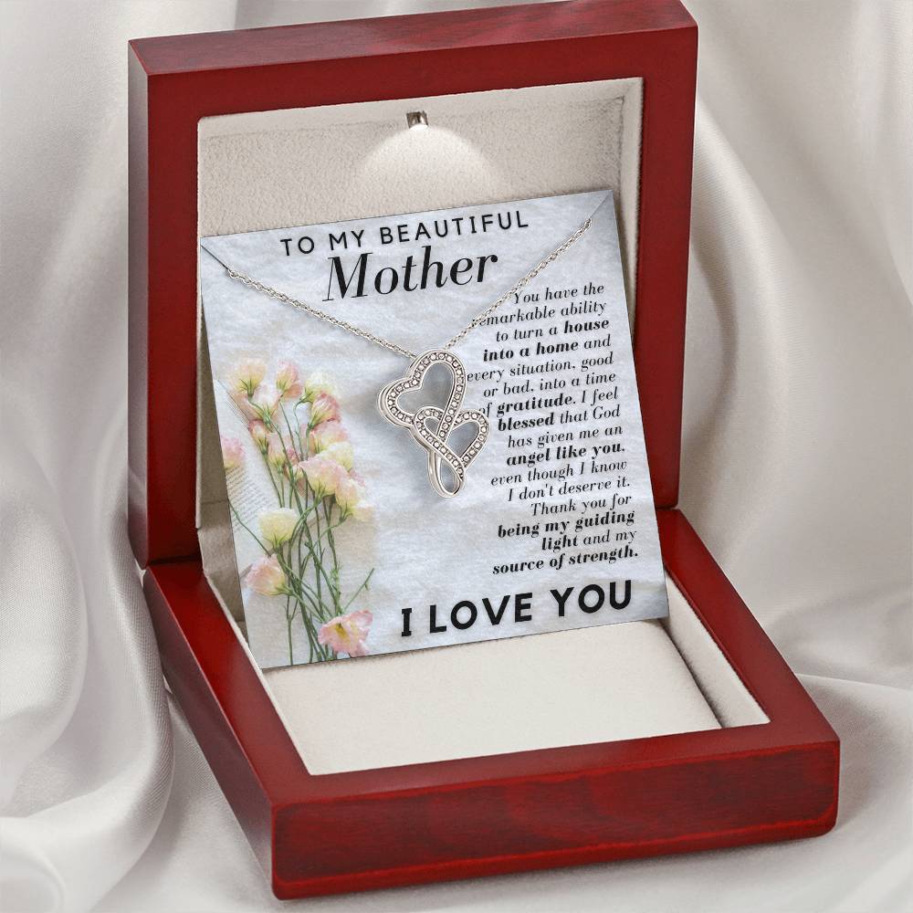 Mom Gift - Heart to Heart Necklace-[Heartfelt Family Gift]