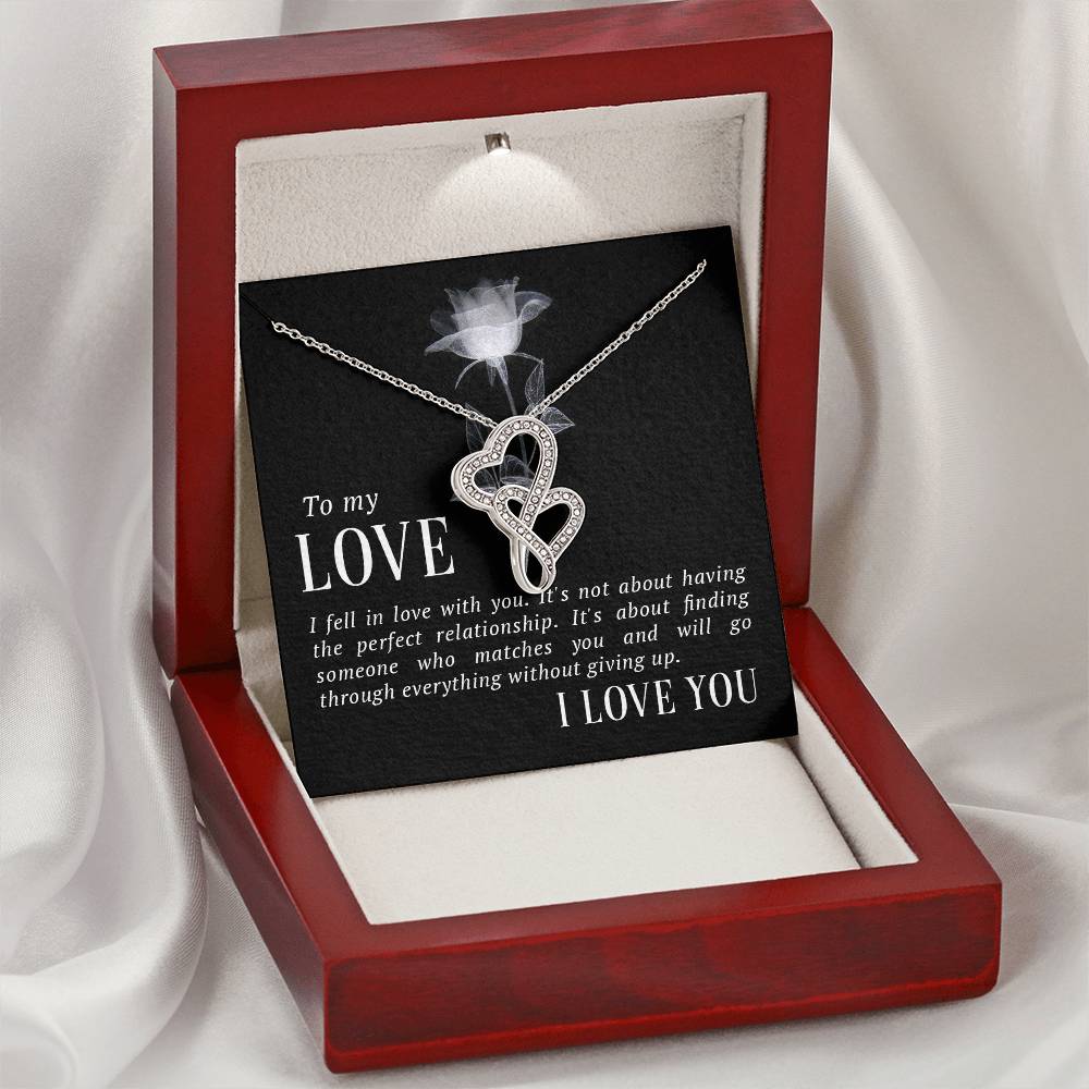 To my love-I fell in love-[Heartfelt Family Gift]