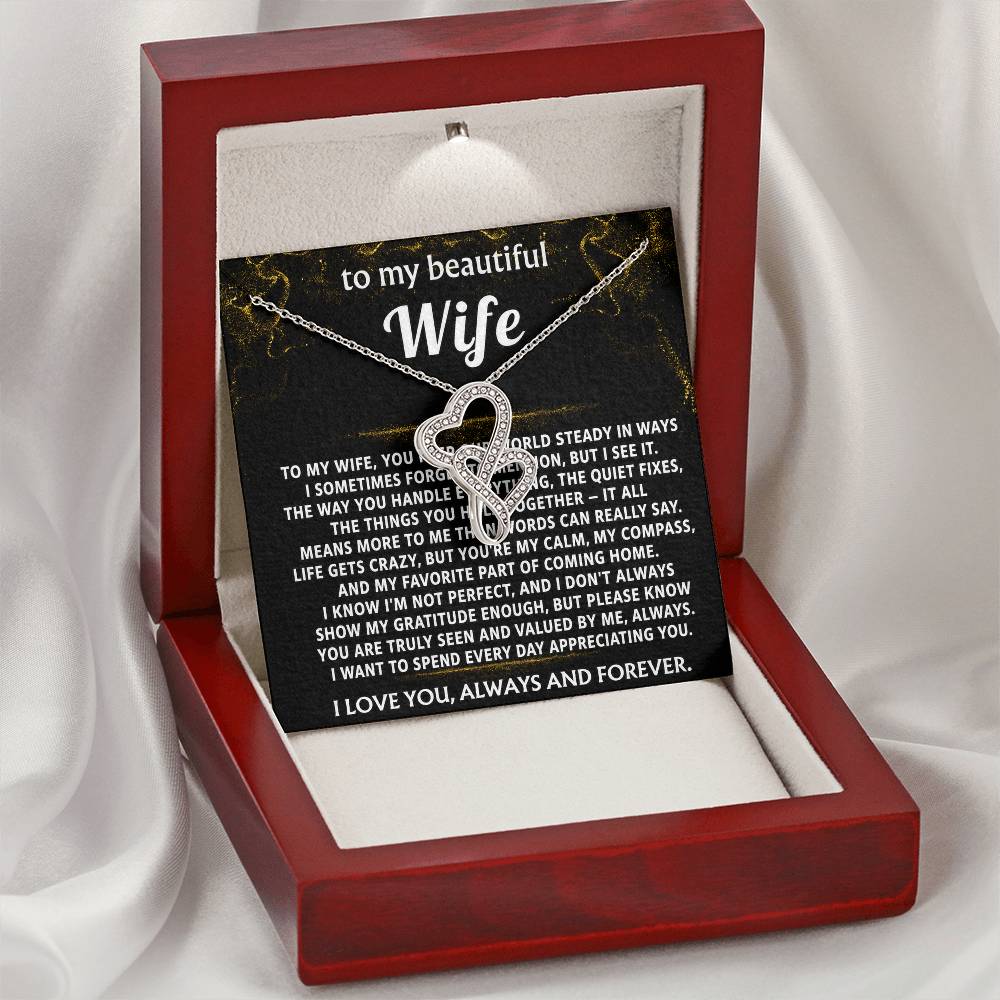 To My Wife, You are my calm, my compass.