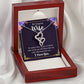 Wife Heart Necklace Gift-[Heartfelt Family Gift]