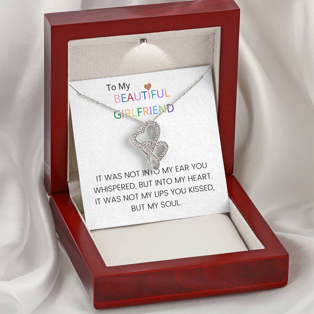 Girlfriend Heart to Heart Necklace Gift-[Heartfelt Family Gift]
