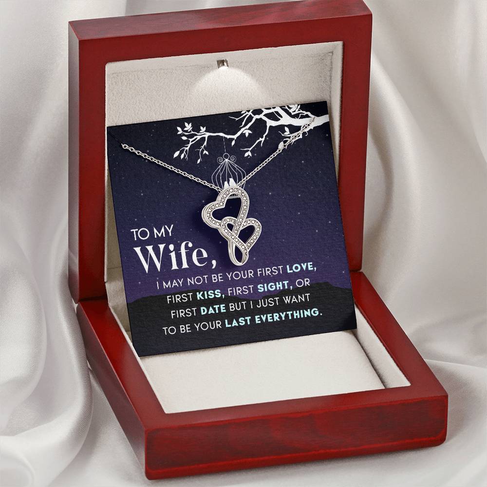 Wife Heart to Heart Necklace gift-[Heartfelt Family Gift]