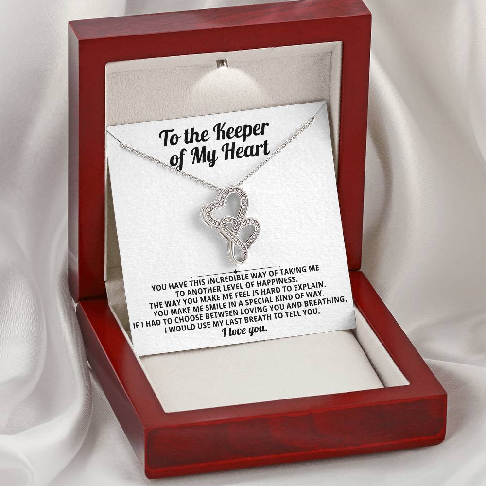 Keeper of My Heart Necklace Gift