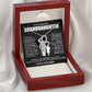 Granddaughter Heart to Heart Necklace from Grandpa-[Heartfelt Family Gift]