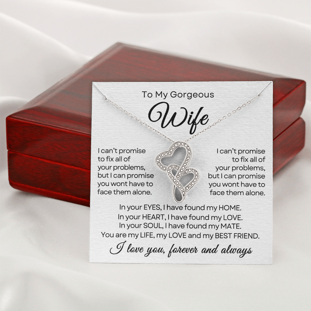 Gift for Wife  Hearts Necklace-[Heartfelt Family Gift]