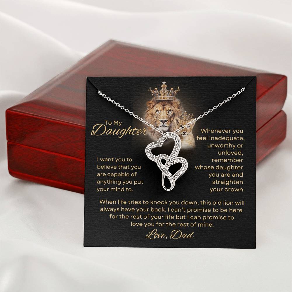 Daughter Gift from Dad - Hearts Necklace-[Heartfelt Family Gift]