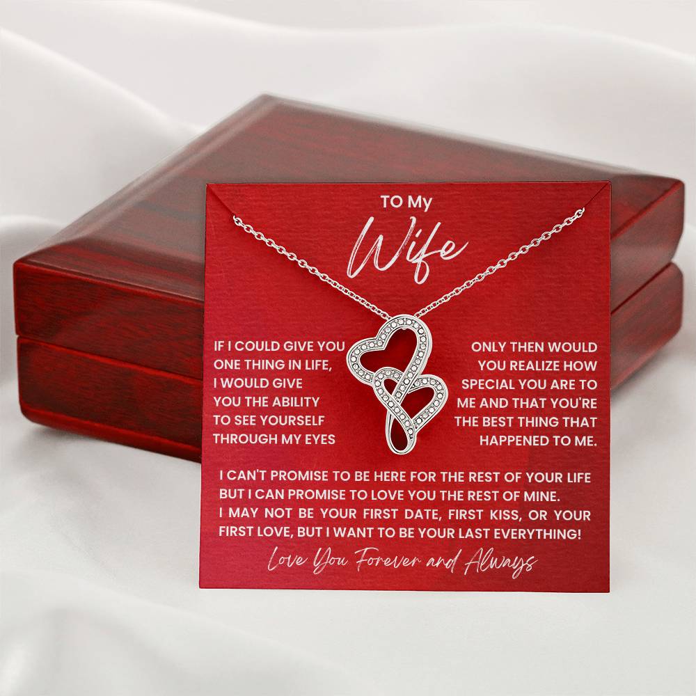 To My Wife Knot Necklace and Earring Gift Set-[Heartfelt Family Gift]