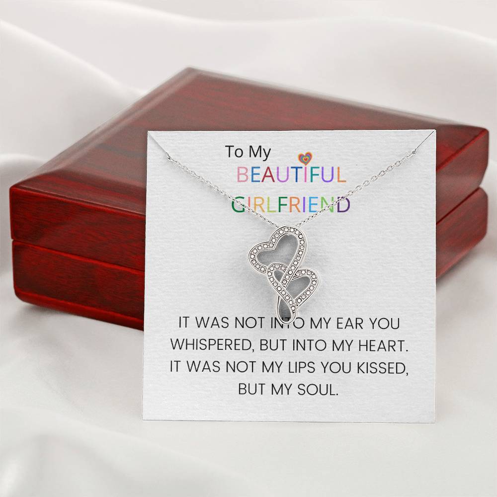Girlfriend Heart to Heart Necklace Gift-[Heartfelt Family Gift]