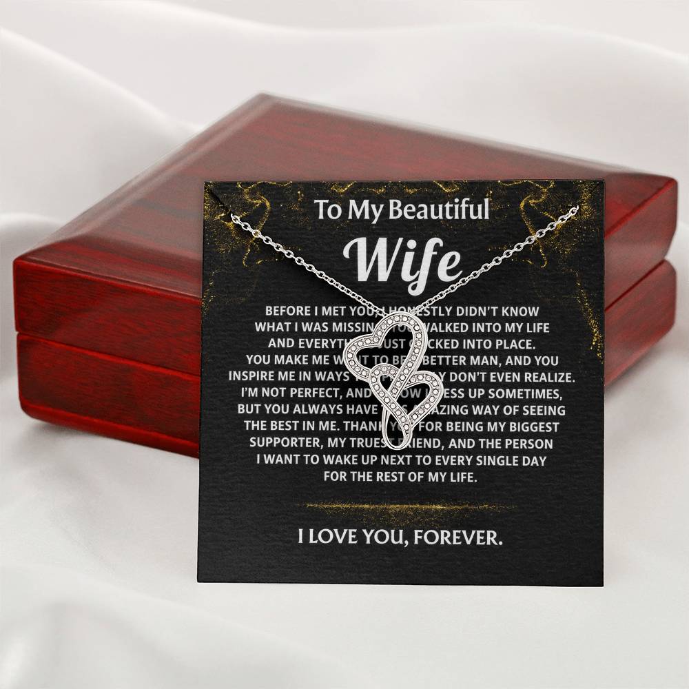 To My Wife, You complete my life, my love.
