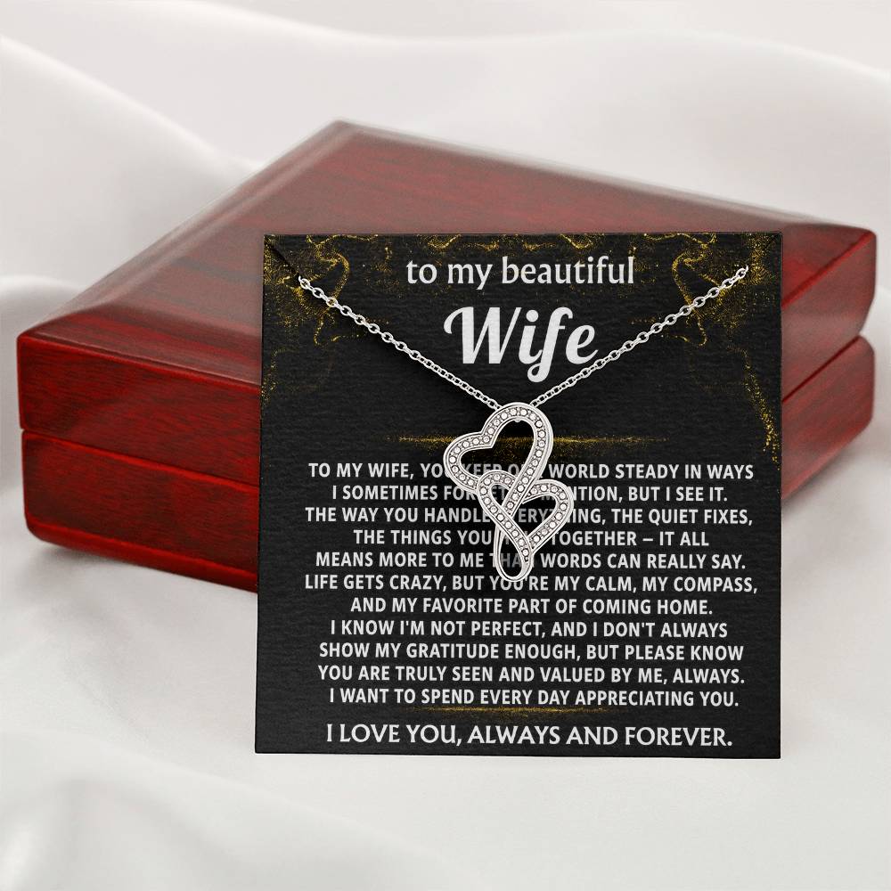 To My Wife, You are my calm, my compass.