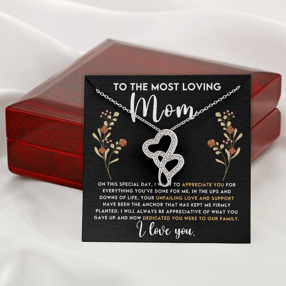 Mom Heart to Heart Necklace-[Heartfelt Family Gift]