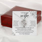 Wife Heart to Heart Necklace Gift-[Heartfelt Family Gift]