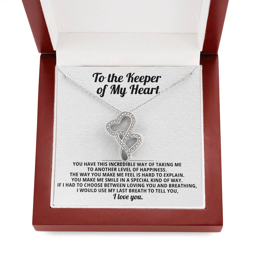 Keeper of My Heart Necklace Gift