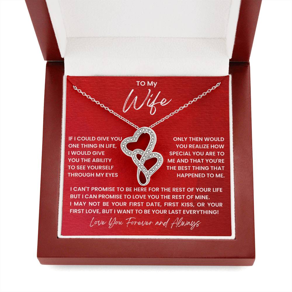 To My Wife Knot Necklace and Earring Gift Set-[Heartfelt Family Gift]