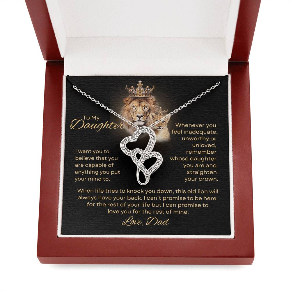 Daughter Gift from Dad - Hearts Necklace-[Heartfelt Family Gift]
