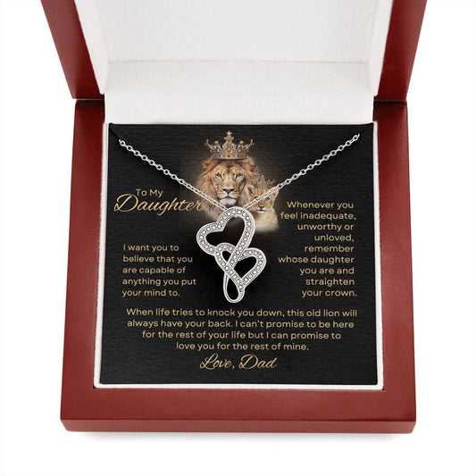 Daughter Gift from Dad - Hearts Necklace-[Heartfelt Family Gift]