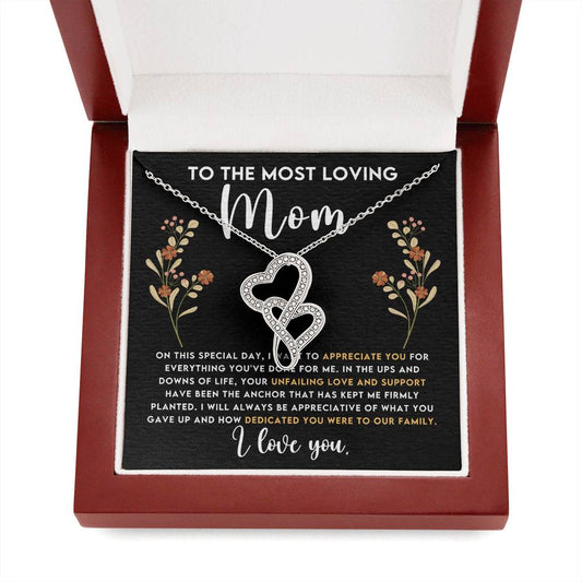 Mom Heart to Heart Necklace-[Heartfelt Family Gift]