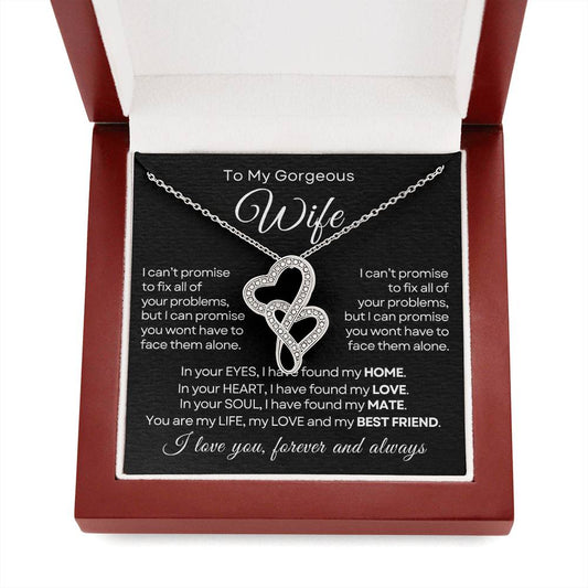 Gift for Wife - My Love Life - Hearts Necklace-[Heartfelt Family Gift]