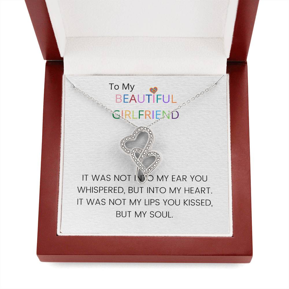 Girlfriend Heart to Heart Necklace Gift-[Heartfelt Family Gift]