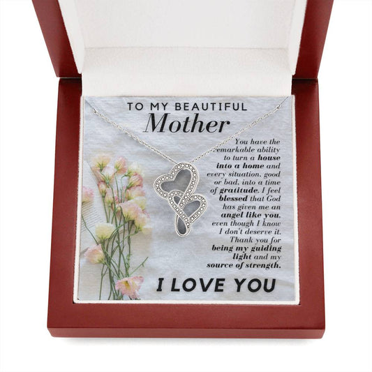 Mom Gift - Heart to Heart Necklace-[Heartfelt Family Gift]