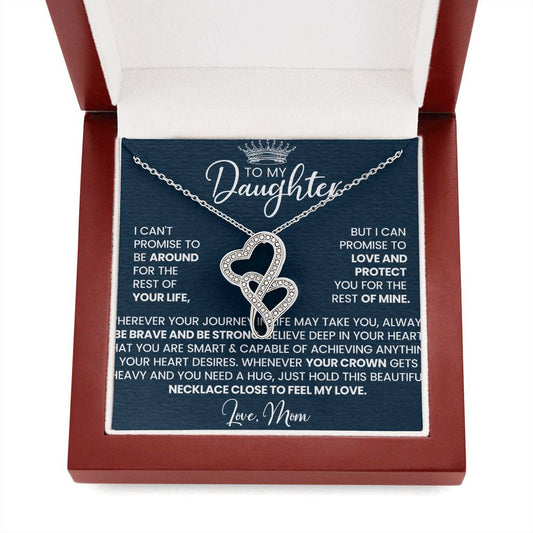 Daughter Gift from Mom - Heart to Heart necklace-[Heartfelt Family Gift]