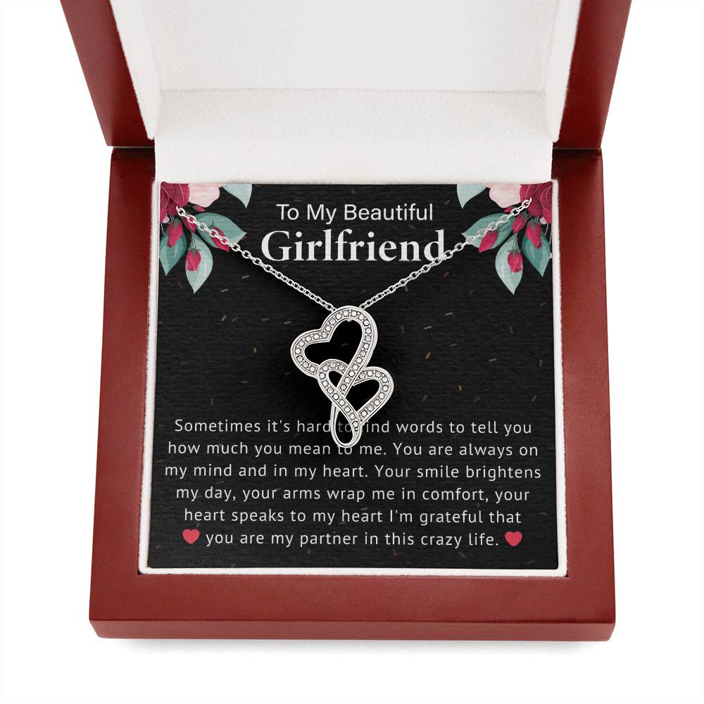 Girlfriend Heart to Heart Necklace Gift-[Heartfelt Family Gift]