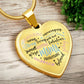 Mama Engraved Heart Necklace-[Heartfelt Family Gift]