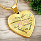 Mom Engraved Heart Necklace-[Heartfelt Family Gift]
