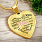 Nana  Engraved Heart Necklace-[Heartfelt Family Gift]