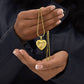 Nana  Engraved Heart Necklace-[Heartfelt Family Gift]