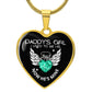 Daddy's Girl I Used To Be His Angel Now He's Mine Heart Pendant-[Heartfelt Family Gift]