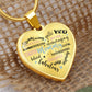 Mommy Engraved Heart Necklace-[Heartfelt Family Gift]