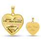 Nanny Engraved Heart Necklace-[Heartfelt Family Gift]