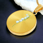 May Birth Flower Lily of the Valley Engraved Necklace-[Heartfelt Family Gift]