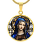 Virgin Mary Engraved Necklace - Religious Jewelry for Women-[Heartfelt Family Gift]