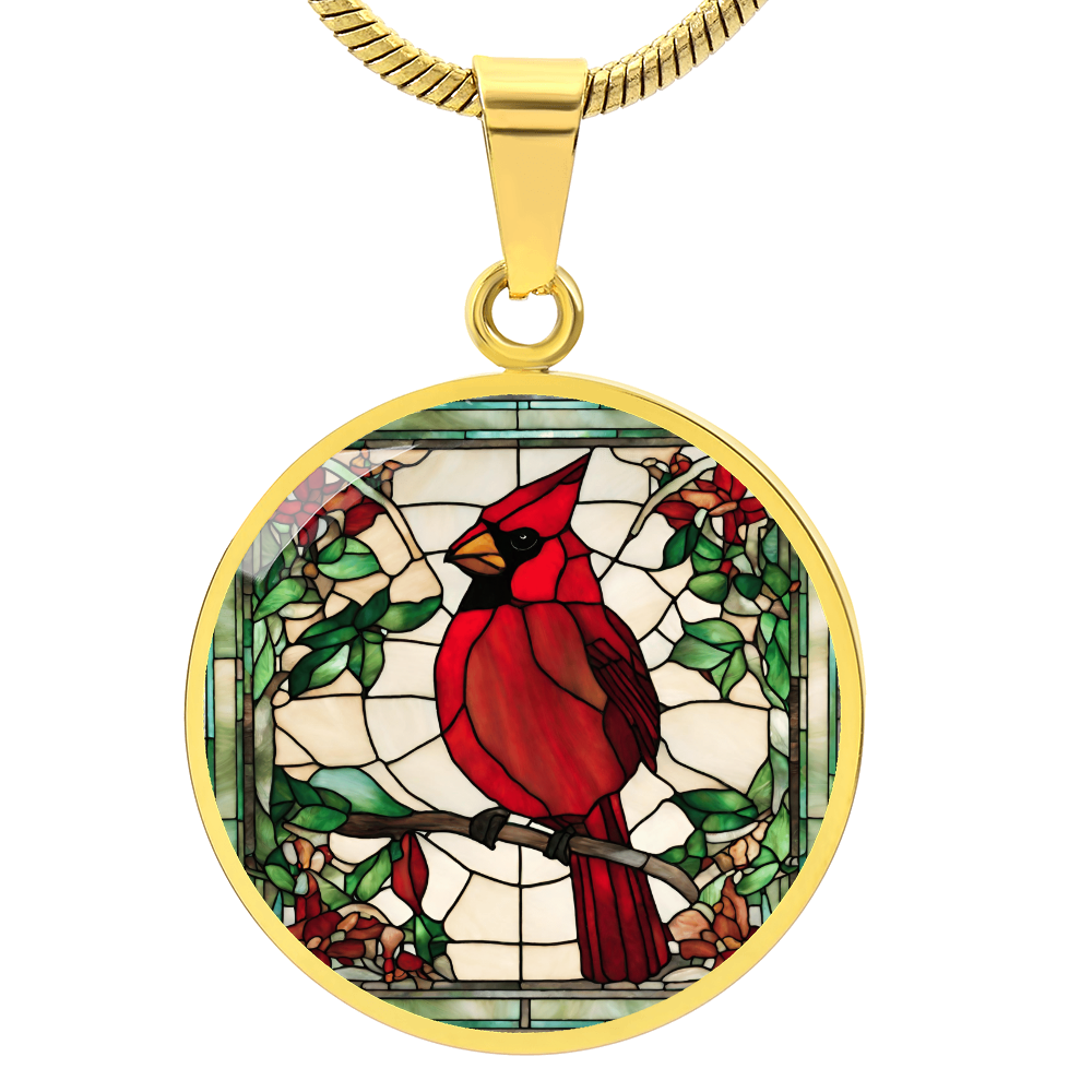 Cardinal Engraved Necklace - Elegant and Meaningful Gift for Women-[Heartfelt Family Gift]