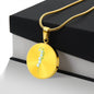 May Birth Flower Lily of the Valley Engraved Necklace-[Heartfelt Family Gift]