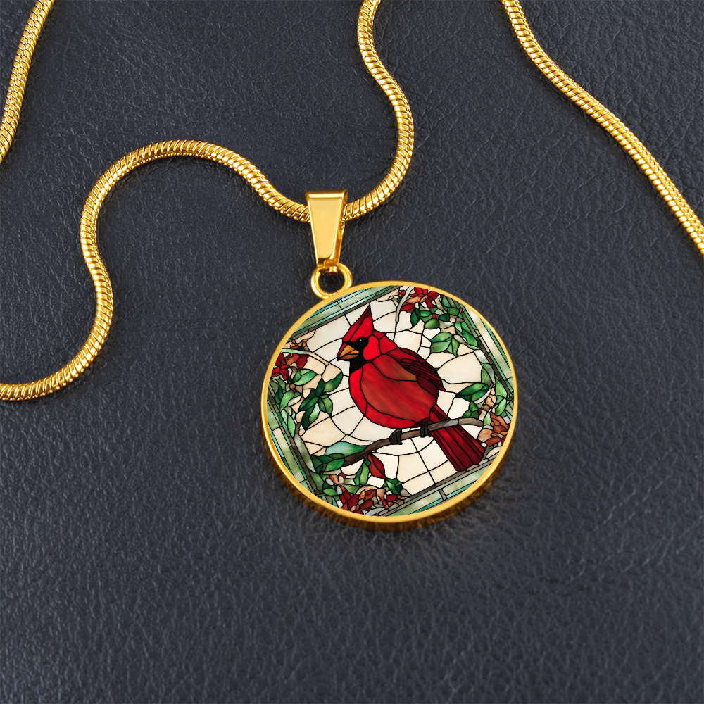 Cardinal Engraved Necklace - Elegant and Meaningful Gift for Women-[Heartfelt Family Gift]